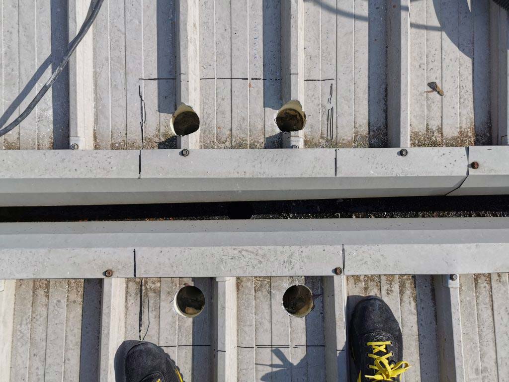 copertura di capannone industriale