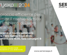 banner di seriana per safety expo